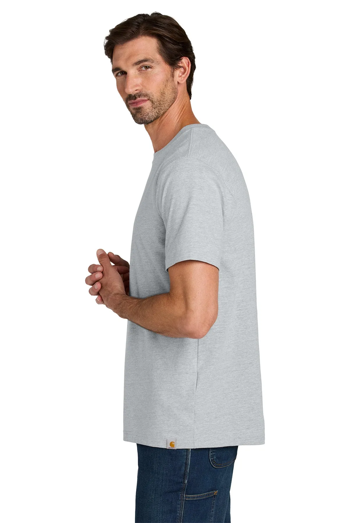 Carhartt Short Sleeve Custom T-Shirts, Heather Grey